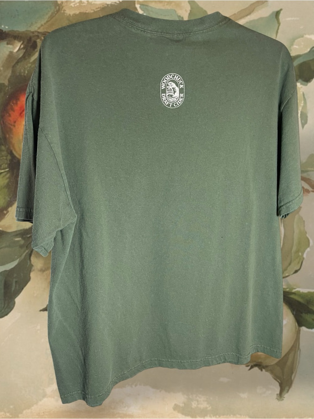 Woodchuck Draft Cider Logo T-Shirt - Green - Men's Large - Picture 6 of 8